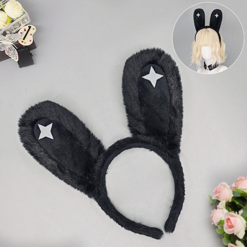 Bangbu Rabbit Ears cos Props Absolutely Zero Plush Beast Ear Headband Comic Exhibition Beast Ear Girl Rabbit Ear Headband