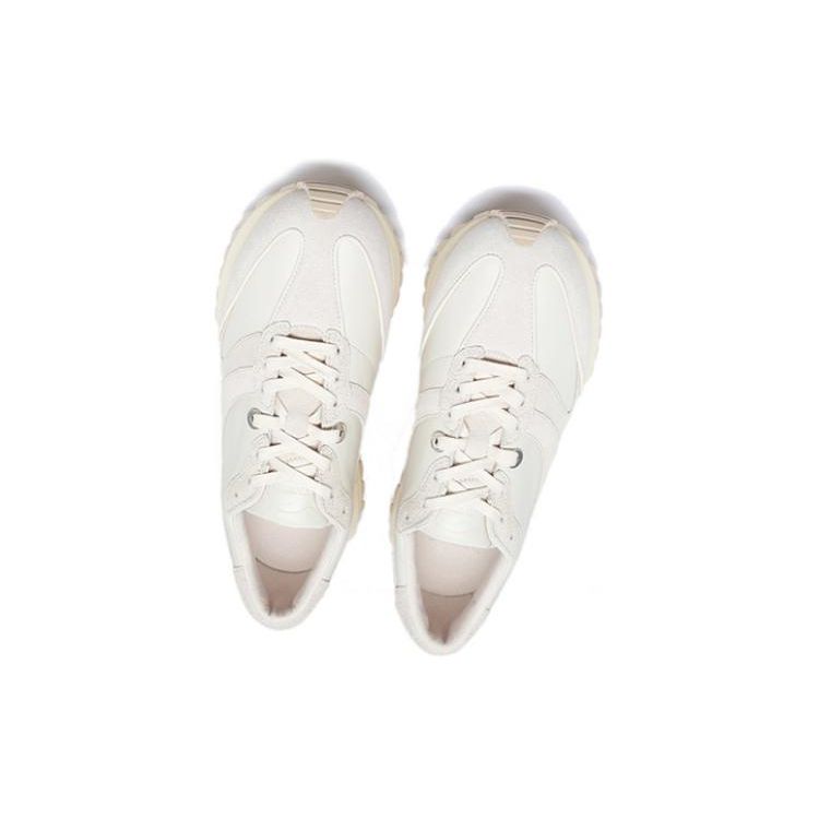 Li-Ning 1990 Zhenrong Lightweight Comfortable Non-Slip Low-Top Sports Casual Shoes Men Sneakers Pearl-White ALJS073-1