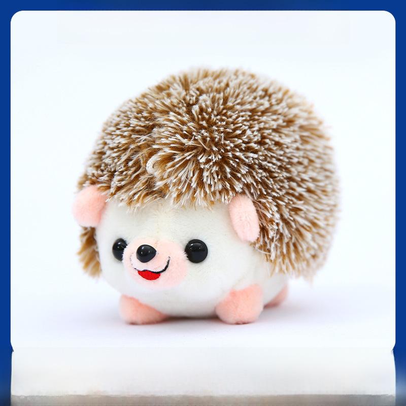 Plush Soft Hedgehog Keychain Small Adorable Stuffed Animal Doll Kids Gift