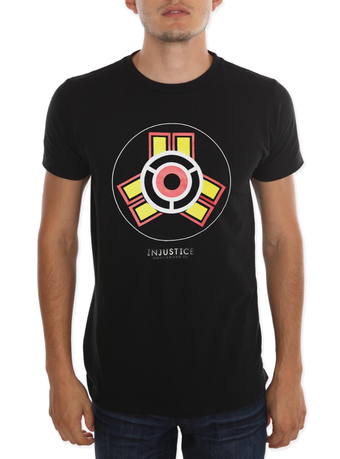 DC Comics Injustice: Gods Among Us Logo Slim-Fit T-Shirt S разноцветный