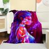 K-POP Anime Girls Group  Four Seasons Soft Warm Blanket  All-Season Thick Knit Polyester Bedspread for Bed, Camping, Travel  Perfect Gift