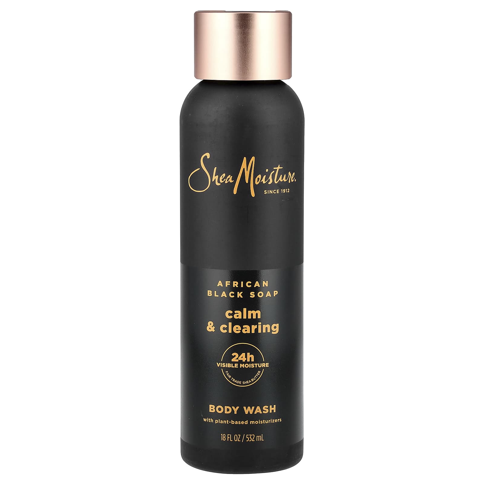 

SheaMoisture Успокаивающий и очищающий гель для душа, африканское черное мыло, 532 мл (18 жидких унций)