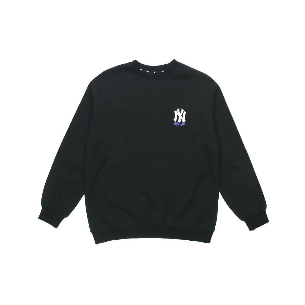 MLB New York Yankees Sweatshirts Unisex Black Crew Neck Moderate Regular 31MT04941-50L