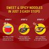 MasterChow Sweet & Spicy Stir Fry Cooking Sauce - 220 gm | Medium Spicy | Serves 4-5 Meals | Delhi Belly Sauce