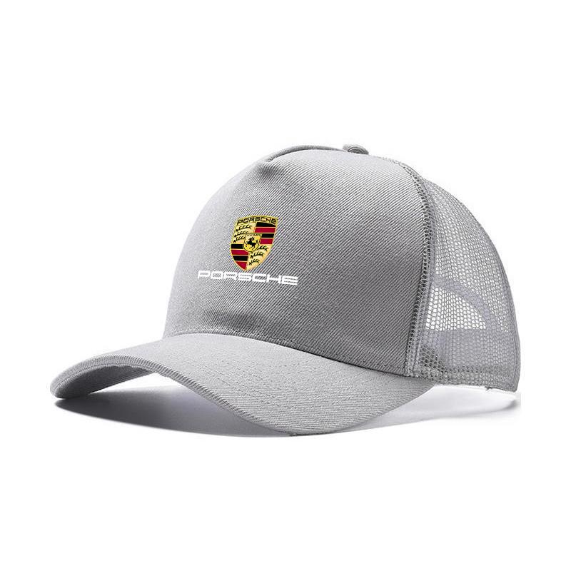 For Porsche Boxster Cayman Car Prints Logo Fashion Outdoor Summer Sport Hat Baseball Cap Adjustable Spring Autumn Sunscreen Hat