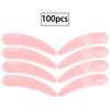 100 Pcs Curved Facial Mask Spoon Crescent Shape Tool for Skincare Eye Cream Application Easy to Clean Reusable Hygienic Beauty Essential