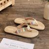 New Women's Fashion Trend, Anti Slip, Wear-resistant, Comfortable Soft Bottom, Ethnic Style Flat Heel Flip Flops