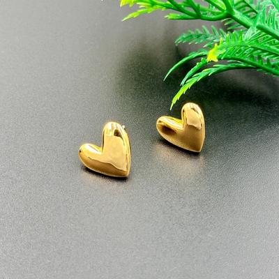 Fashion High-End Women'S Earrings Cute Gold Love Stud Earrings