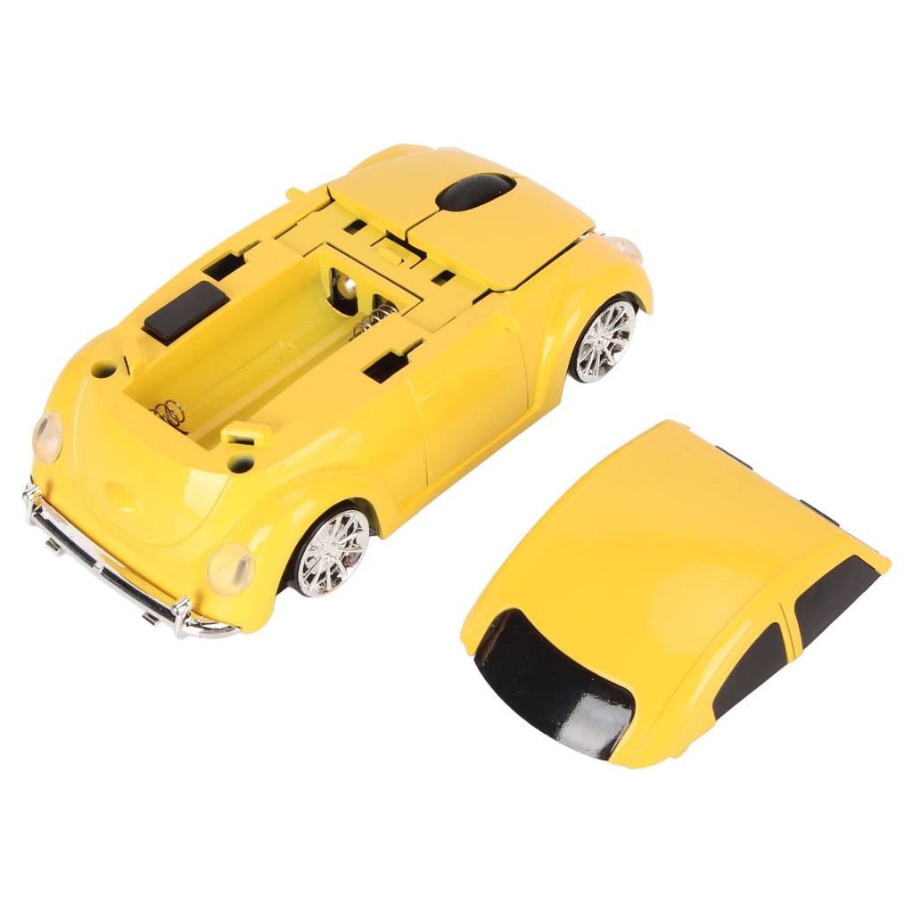 Car 1600DPI Wireless Gaming Sports Car Style Mouse with USB Auto Sleep LED Cordless Computer Mouse for Laptops and Desktops Mouse, 2.4GHz Mouse,