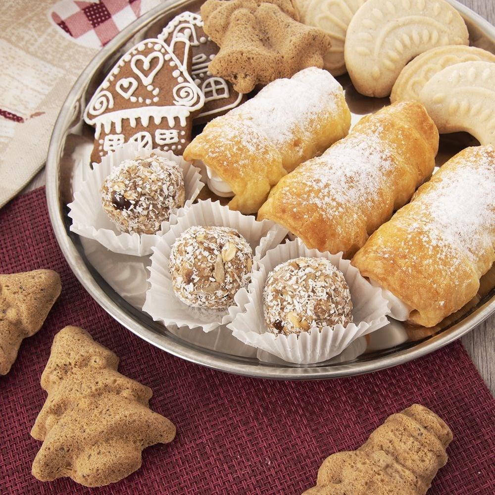 Steel Tray Kitchen Tray Plate Serving Platter Round 28 cm