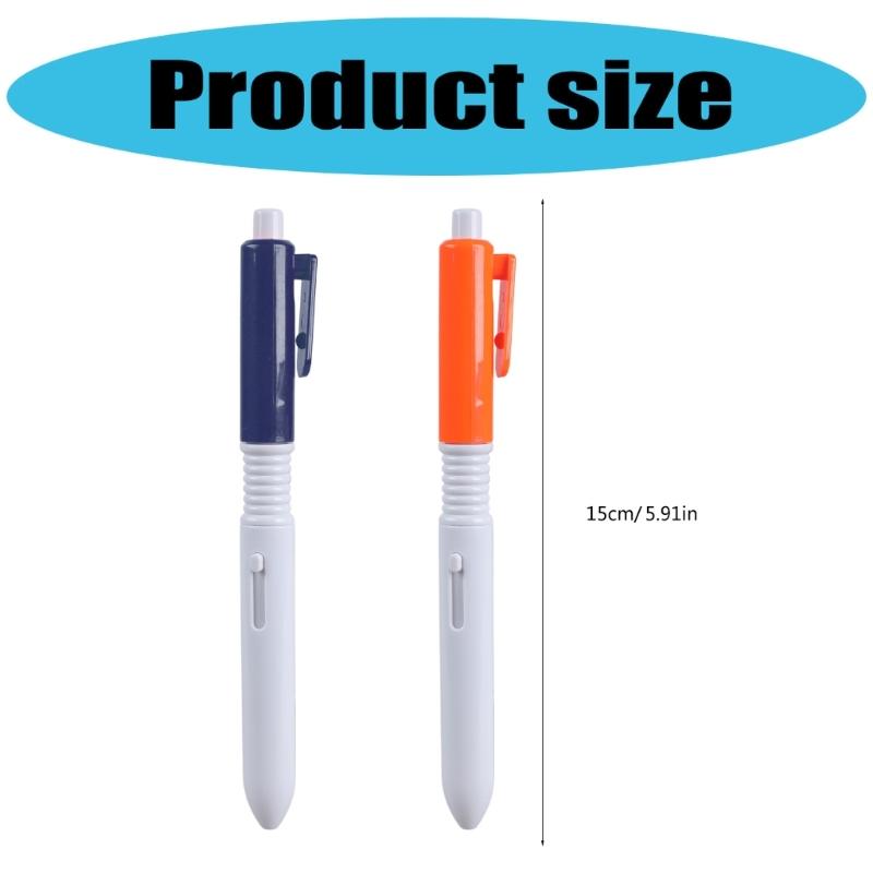 2 Pcs Ballpoint Pen Smooth Writing Pen Water Sprays Pen Squirting Toy School Office Supplies for Student
