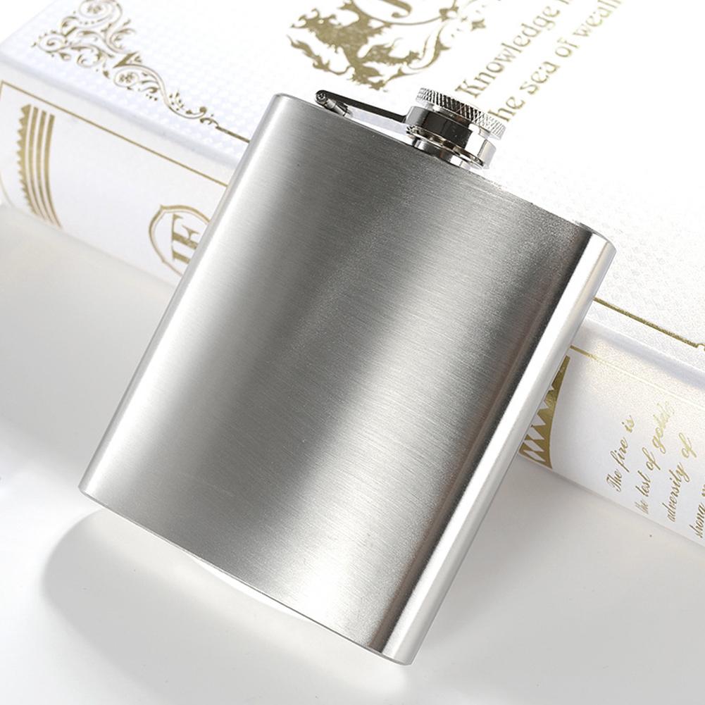 Fiaschetta da 168ml/6oz Grande Capacità Acciaio Inossidabile Argento