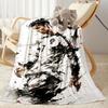 Football Legend Celebration Blanket Soft Warm Cozy Perfect for Chair Picnics Seaside All-Season Use Modern Style