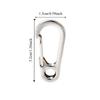 30 Pcs Mini Carabiner Hook Heavy Duty Quick Release Hook Keychain Buckle  Backpack Accessories