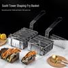 Sushi Tray U-Shaped Solid Wood Nori Holder - Creative Japanese Cuisine Plating Dish for Hand Roll and Taco Presentation