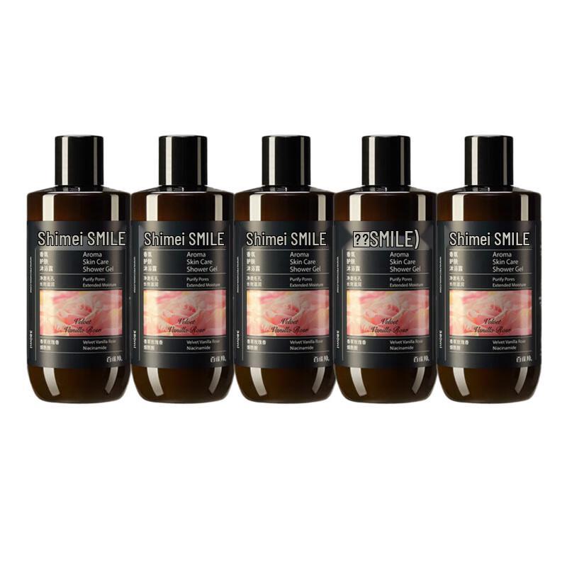 

Shimei Fragrance Moisturizing Shower Gel (5x380ml)