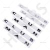 ABS Carbon Fiber Pattern Clubman Logo Countryman Letters Emblem Sticker Car Trunk Badge For F54 F55 F56 R55 R56 R60 F60 R52 R50