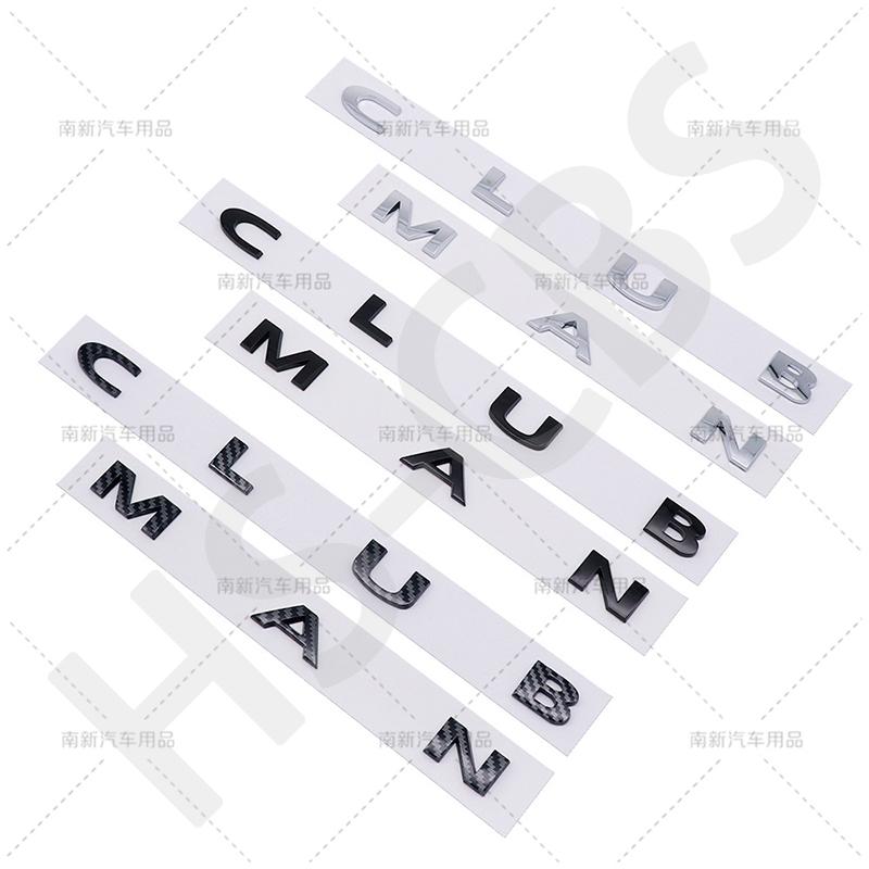 ABS Carbon Fiber Pattern Clubman Logo Countryman Letters Emblem Sticker Car Trunk Badge For F54 F55 F56 R55 R56 R60 F60 R52 R50