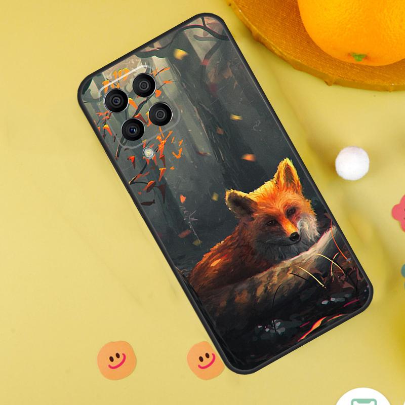 Cute Fox In Autumn Case For Samsung Galaxy M31 M32 M12 M52 M21 M15 M55 M56 M36 M16 M06 M13 M33 M53 M14 M34 M54