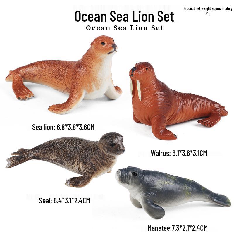 Children's Cognitive Marine Animal Models: Sea Turtle and Tortoise Toys