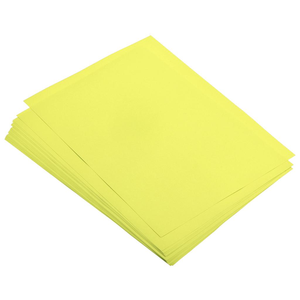 50 Sheets Colorful DIY Kids Handmade Origami Colored Copy Paper Printer Paper for Office Printing 8.5x11" 75gsm Fluorescent