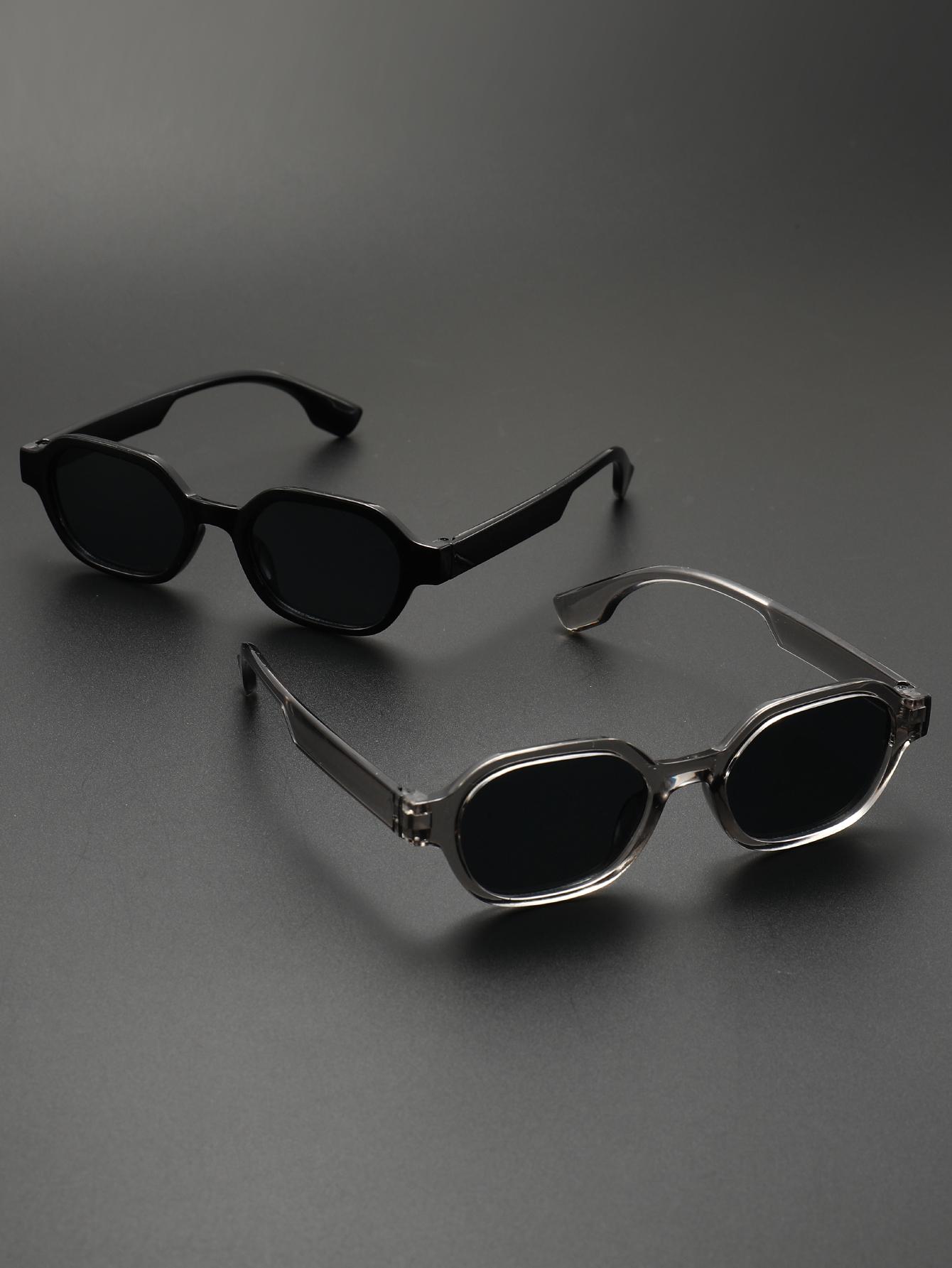 

Unisex Retro European Rectangle Frame Fashion Glasses Suitable for Daily Wear Street Photography And Driving