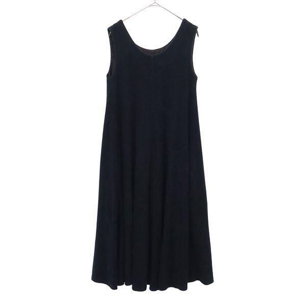 PLAIN PEOPLE No sleeve Long dress 9 Navy Women Used