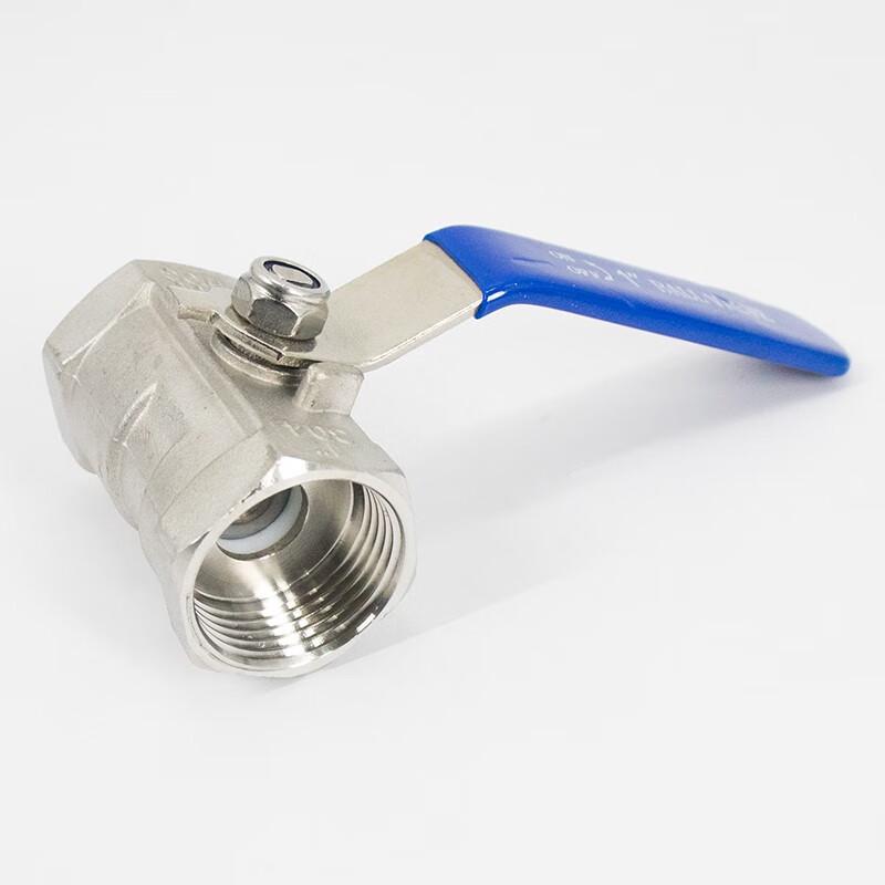 Hesdige 304 Stainless Steel One-Piece Threaded Ball Valve