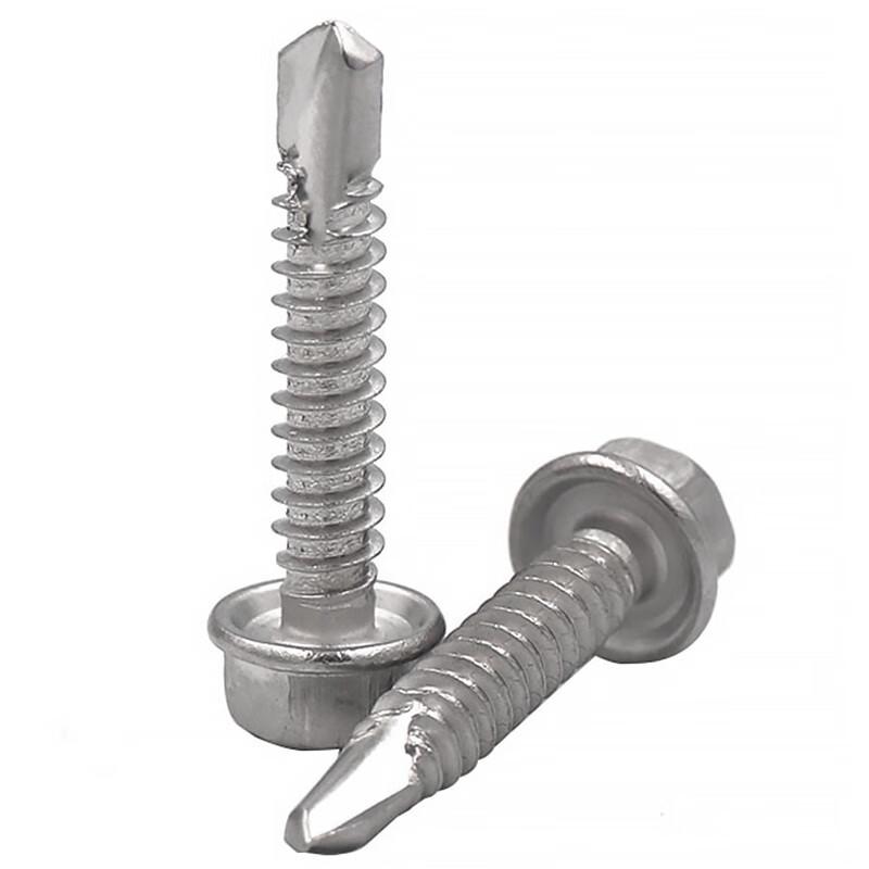 BY-1065 304 SS Hex Head Self-Drilling Screw DIN7504K
