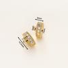4/6pcs/lot 18K Gold Plated Metal Brass Necklace Connector Clasps for Jewelry Making For DIY Necklace Bracelet Supplies