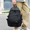 Men's Backpack Large Capacity Travel Leisure Solid Color Computer Backpack Fashion Men and Women Students Schoolbag