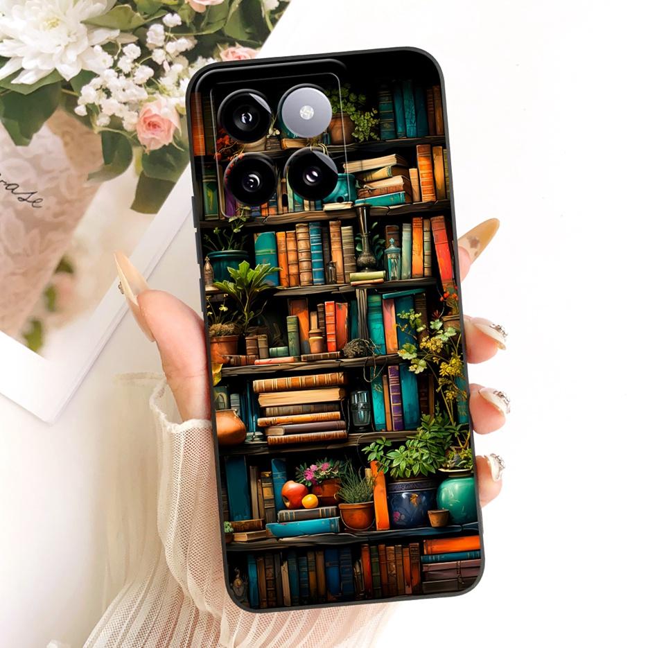 For Xiaomi Mi 14 Pro Case Cute Rabbit Cartoon Cover Shockproof Soft TPU Phone Case For Xiaomi 14 Pro Mi14 Pro 5G Back Cover Bags