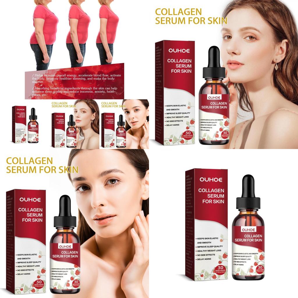 Ouhoe Collagen Essence Serum For Radiant Skin Firming And Anti-aging Benefits