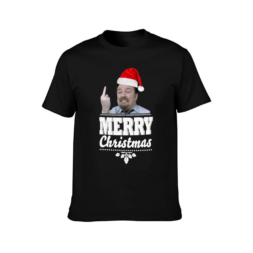 Christmas David Brent Ricky Gervais Funny 'On the Road' Xmas Gift Design Idea for Fans of The Office! T-Shirt