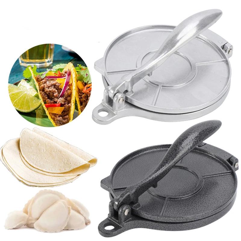 Aluminium Tortilla-Presse: Hersteller für mexikanische Maismehlteig- und Teigtaschenhüllen