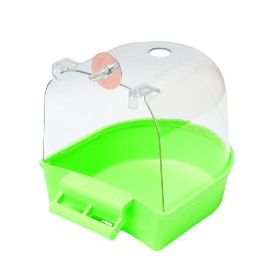 

Ванна для птиц, отверстие для впрыска воды, стирка, химчистка, пластиковая утолщенная ванна для попугаев, принадлежности для птиц