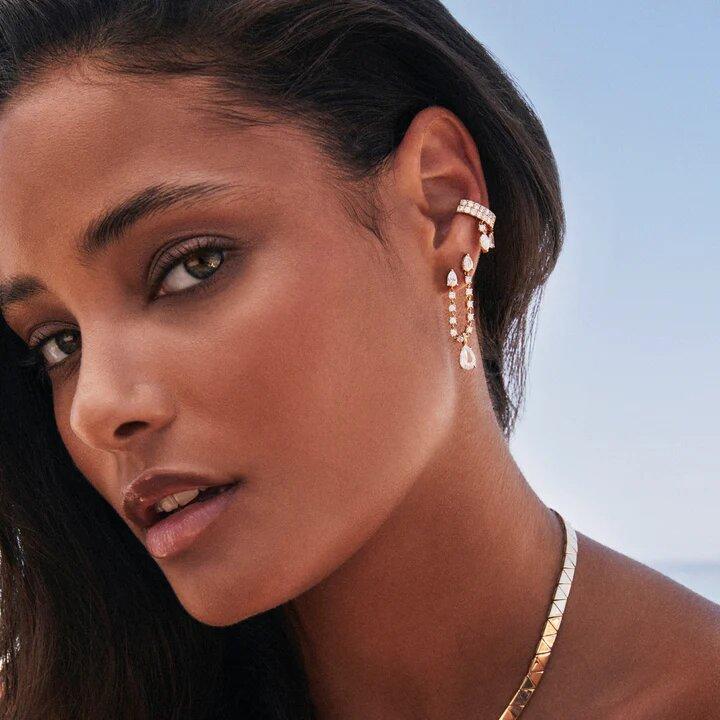 2026 New Various Styles 5A Cubic Zirconia CZ Charm Tassel Chain No Piercing Elegance Women Ear Cuff Clip on Earring