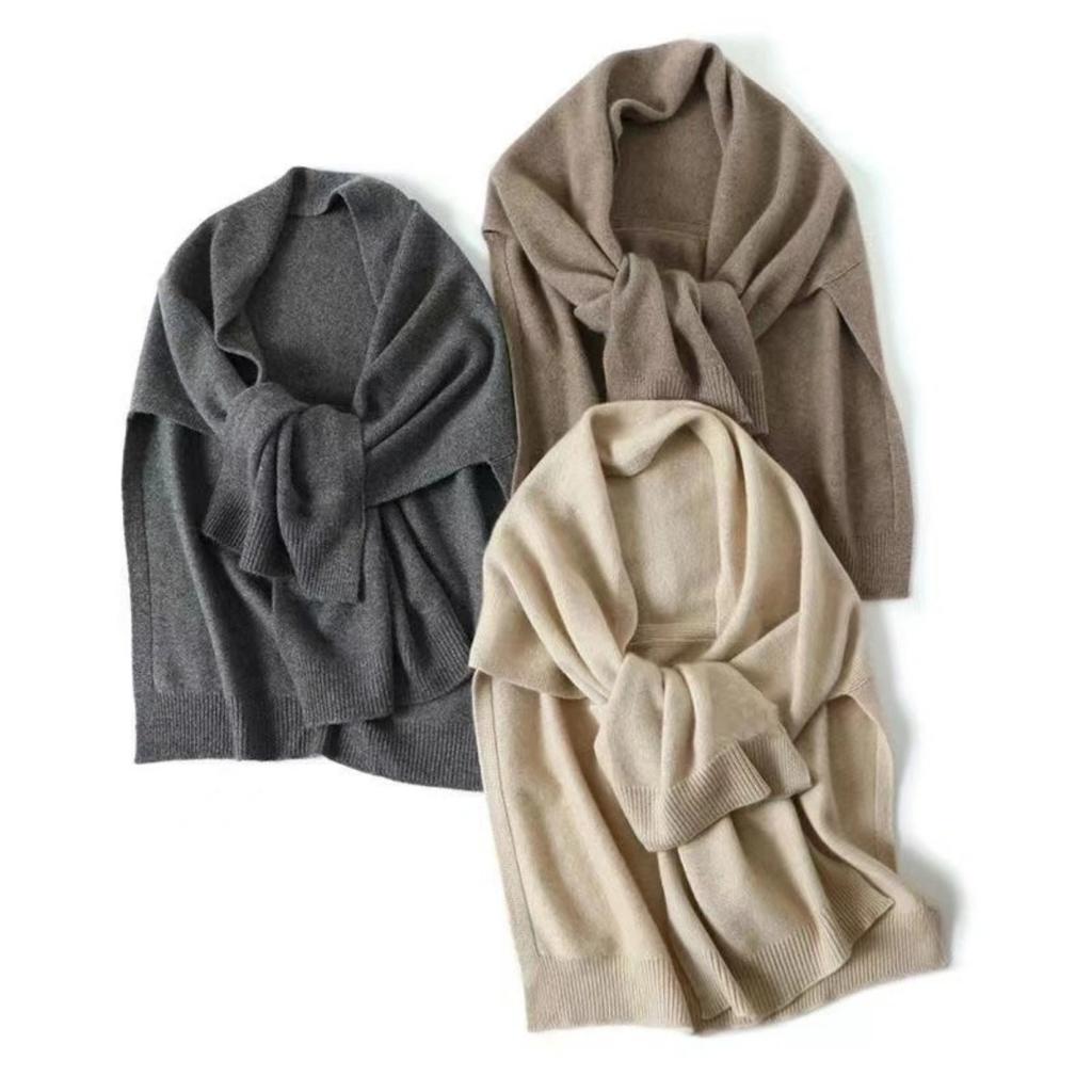 Ladies' Elegant Shawl Scarf - Soft and Warm for All Seasons, Versatile Neck Wrap Suitable for Sweaters, Shirts, and Casual Dresses