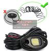White Rock Lights, 4 Pcs ALIGZ Lock Lights with 15ft Wiring Harness White Under
