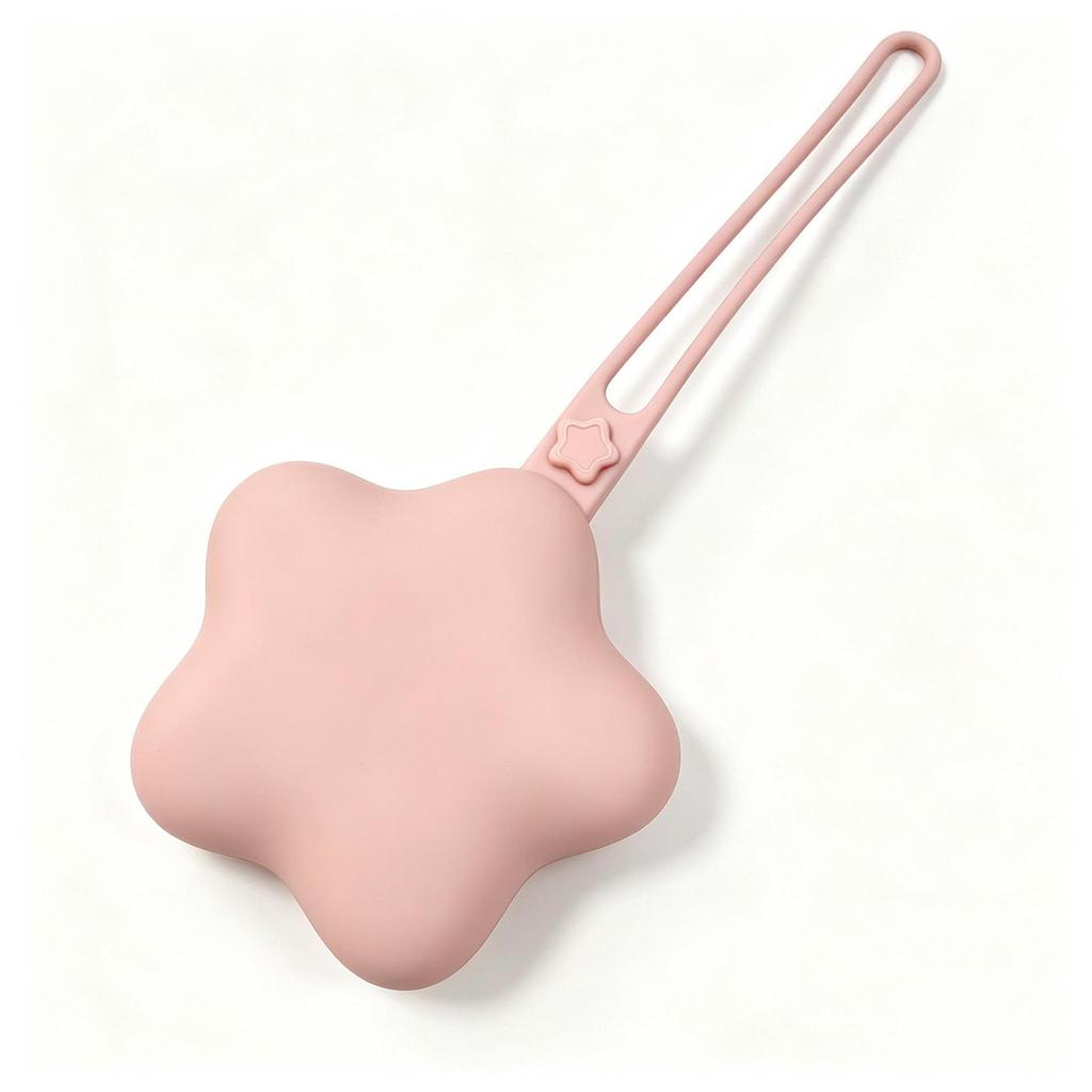 Silicone Baby Pacifier Storage Bag With Star Pattern For Travel And Onthego Use