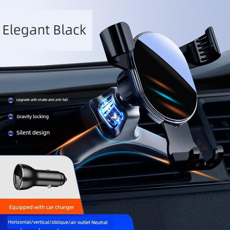 Mobile Phone Car Mount Anti-Shake 2024 New Model Universal Gravity Sensing Navigation Support for Car Air Vent