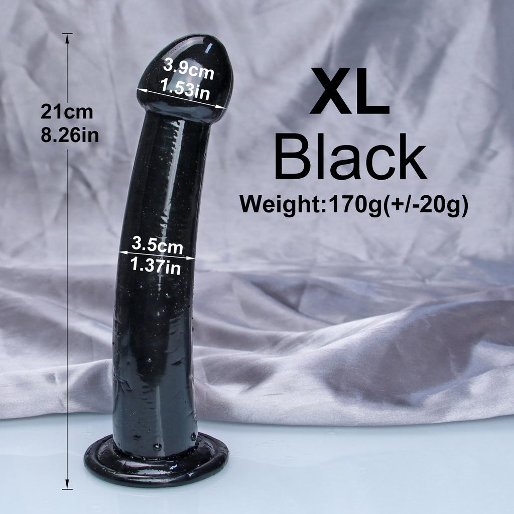 Cheap 4Sizes TPE Transparent Anal Plug Jelly Dildo Sex Toys for Man Woman Suction Cup Cock Vaginal Masturbation Soft Small Penis