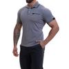 Men's Solid Color Button Pocket Lapel Short Sleeve Top Men's Casual Fashion Shirt