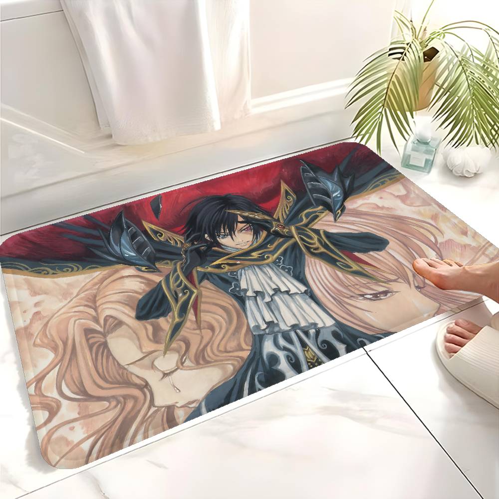 Anime Code Geass Room Mats Cheaper Anti-slip Modern Living Room Balcony Printed Welcome Rug