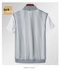 Men's Plus Size Breathable Mesh Stand-Up Collar Vest with Multi-Pocket Design