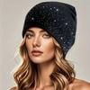 New Women's Multi-color Dot Diamond Pullover Knitted Hat Autumn and Winter Knitted Hat Warm Woolen Hat