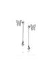 Macier Butterfly Two-Way Earrings