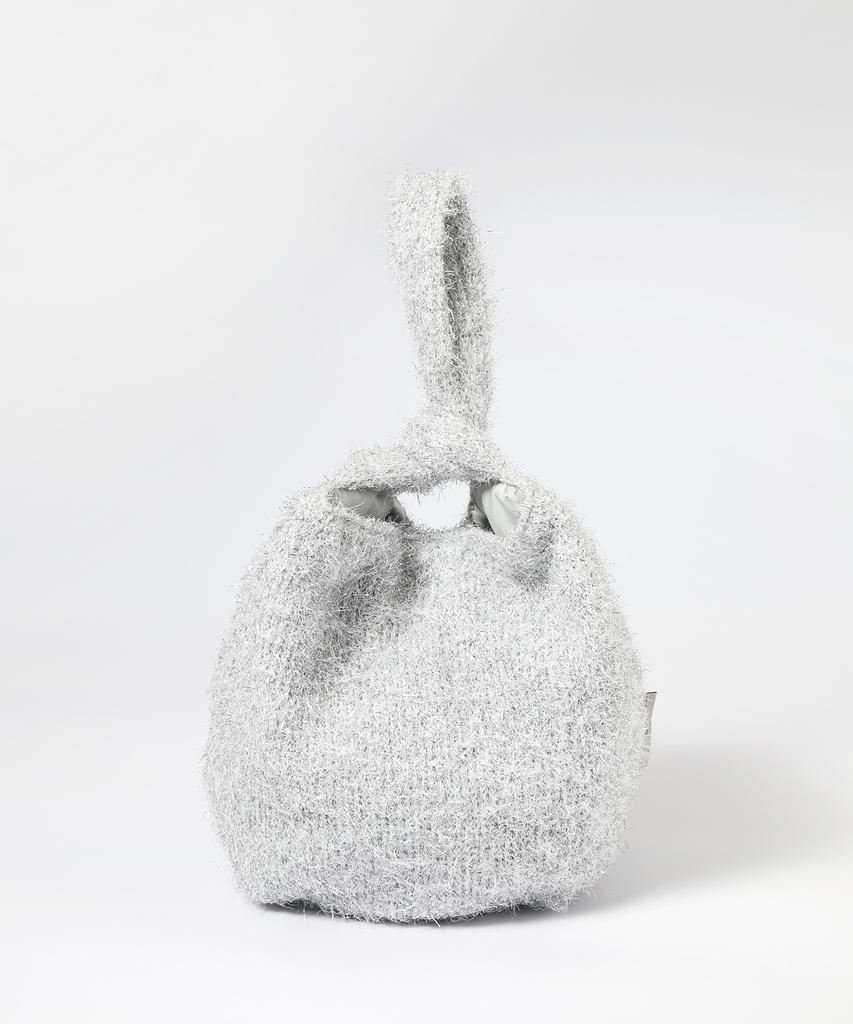 Yellowstone Acrylic Pearl Dumpling Wrist Bag - Silver