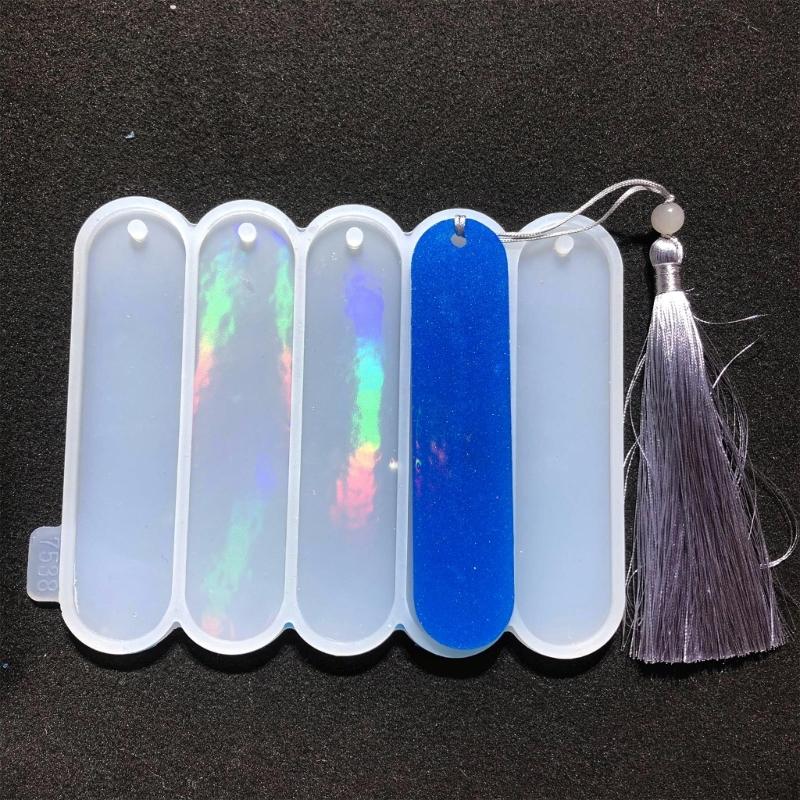 Marcadores Moldes de Resina Irregulares Holográficos Moldes de Resina Molde de Silicone para Marcadores para Artesanato DIY Moldes para Fazer Joias