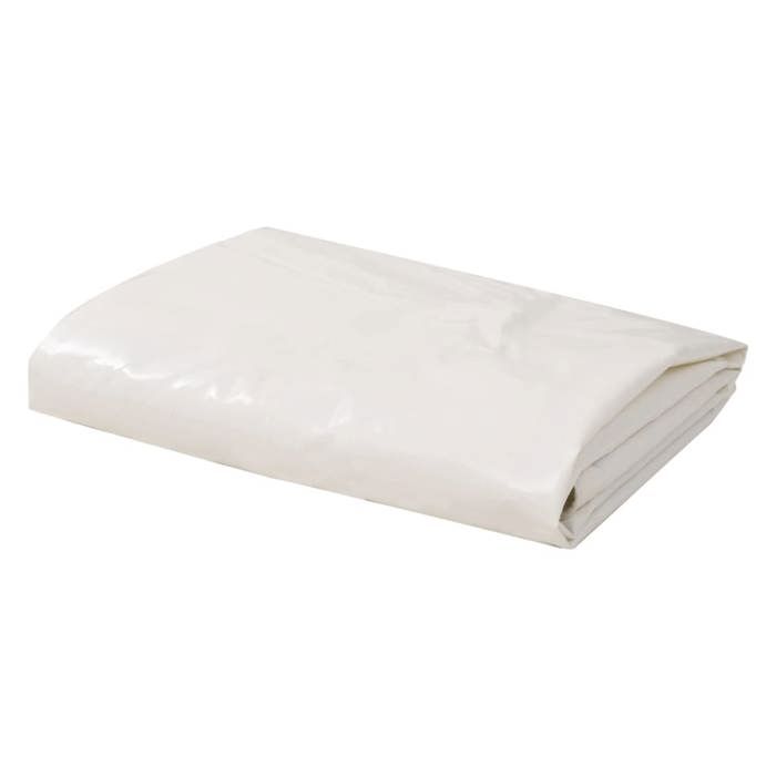 VidaXL Bâche 4x5 m Blanc Drap de Camping Protection Jardin Couverture Remorque 43844